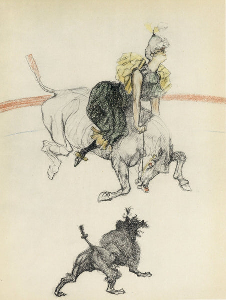 Henri De Toulouse-Lautrec, Dans Les Coulisses, The Circus By Toulouse-Lautrec, Lithograph