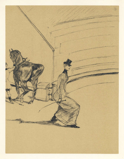 Henri De Toulouse-Lautrec, Cuyre De Haute Cole, The Circus By Toulouse-Lautrec, Lithograph