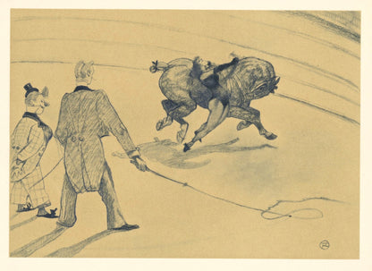 Henri De Toulouse-Lautrec, Voltige, The Circus By Toulouse-Lautrec, Lithograph
