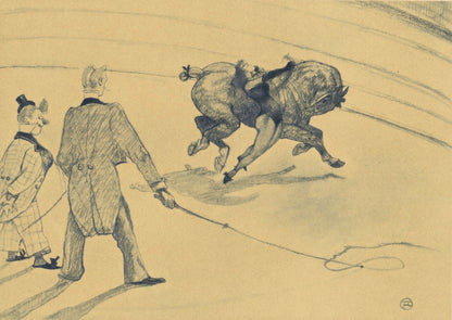 Henri De Toulouse-Lautrec, Voltige, The Circus By Toulouse-Lautrec, Lithograph