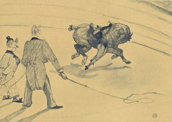 Henri De Toulouse-Lautrec, Voltige, The Circus By Toulouse-Lautrec, Lithograph
