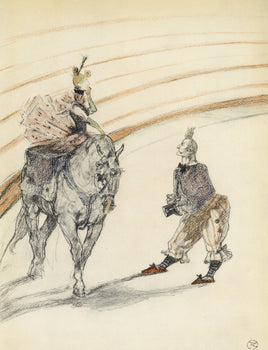 Henri De Toulouse-Lautrec, Ecuyere De Panneau, The Circus By Toulouse-Lautrec, Lithograph
