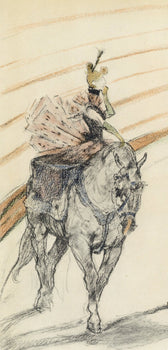Henri De Toulouse-Lautrec, Ecuyere De Panneau, The Circus By Toulouse-Lautrec, Lithograph