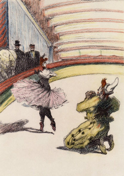 Henri De Toulouse-Lautrec, Le Rappel, The Circus By Toulouse-Lautrec, Lithograph