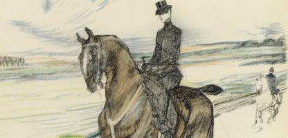 Henri De Toulouse-Lautrec, Amazone, The Circus By Toulouse-Lautrec, Lithograph