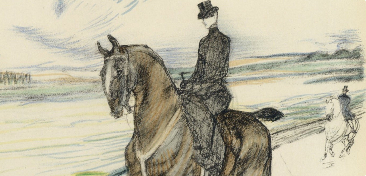 Henri De Toulouse-Lautrec, Amazone, The Circus By Toulouse-Lautrec, Lithograph