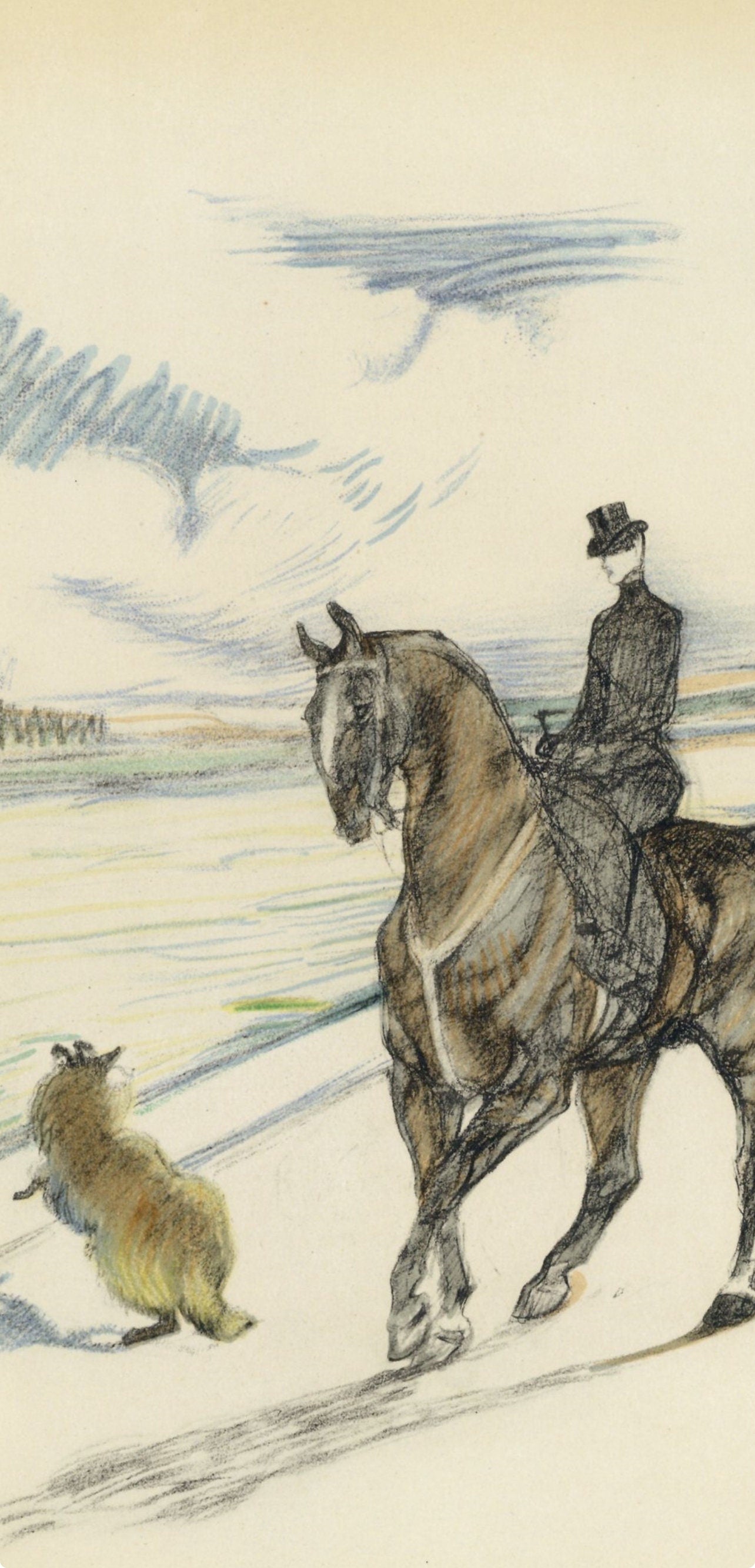 Henri De Toulouse-Lautrec, Amazone, The Circus By Toulouse-Lautrec, Lithograph