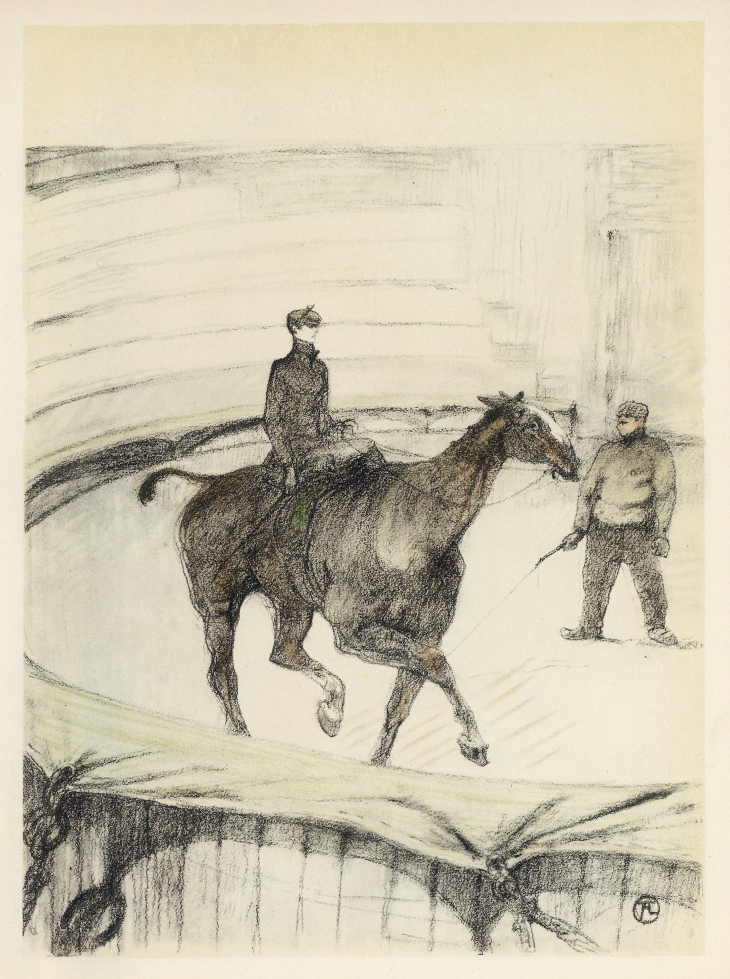 Henri De Toulouse-Lautrec, Travail De Repetition, The Circus By Toulouse-Lautrec, Lithograph