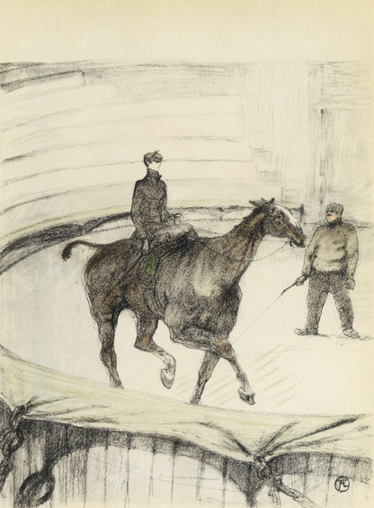 Henri De Toulouse-Lautrec, Travail De Repetition, The Circus By Toulouse-Lautrec, Lithograph