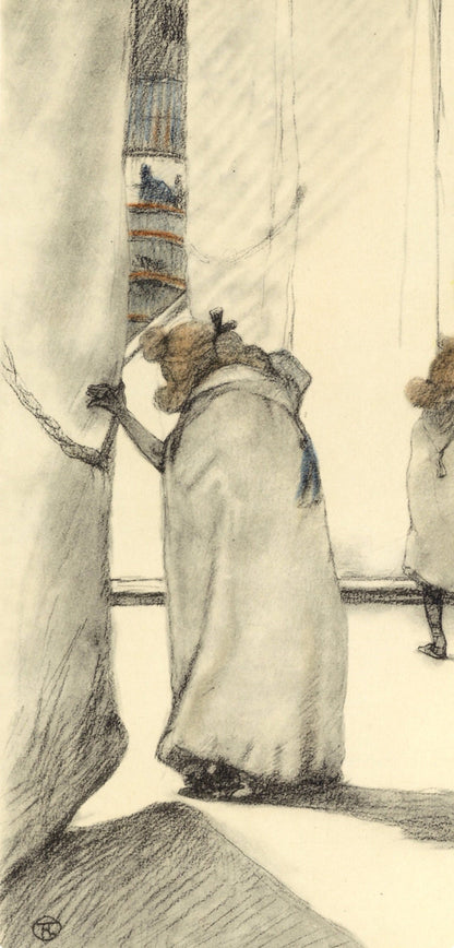 Henri De Toulouse-Lautrec, Dans Les Coulisses, The Circus By Toulouse-Lautrec, Lithograph