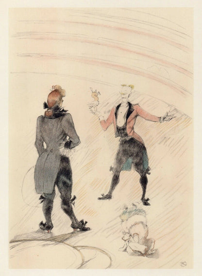 Henri De Toulouse-Lautrec, Dresseur De Chiens, The Circus By Toulouse-Lautrec, Lithograph