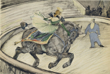 Henri De Toulouse-Lautrec, Travail Sur Le Panneau, The Circus By Toulouse-Lautrec, Lithograph