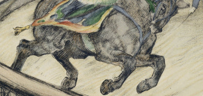 Henri De Toulouse-Lautrec, Travail Sur Le Panneau, The Circus By Toulouse-Lautrec, Lithograph