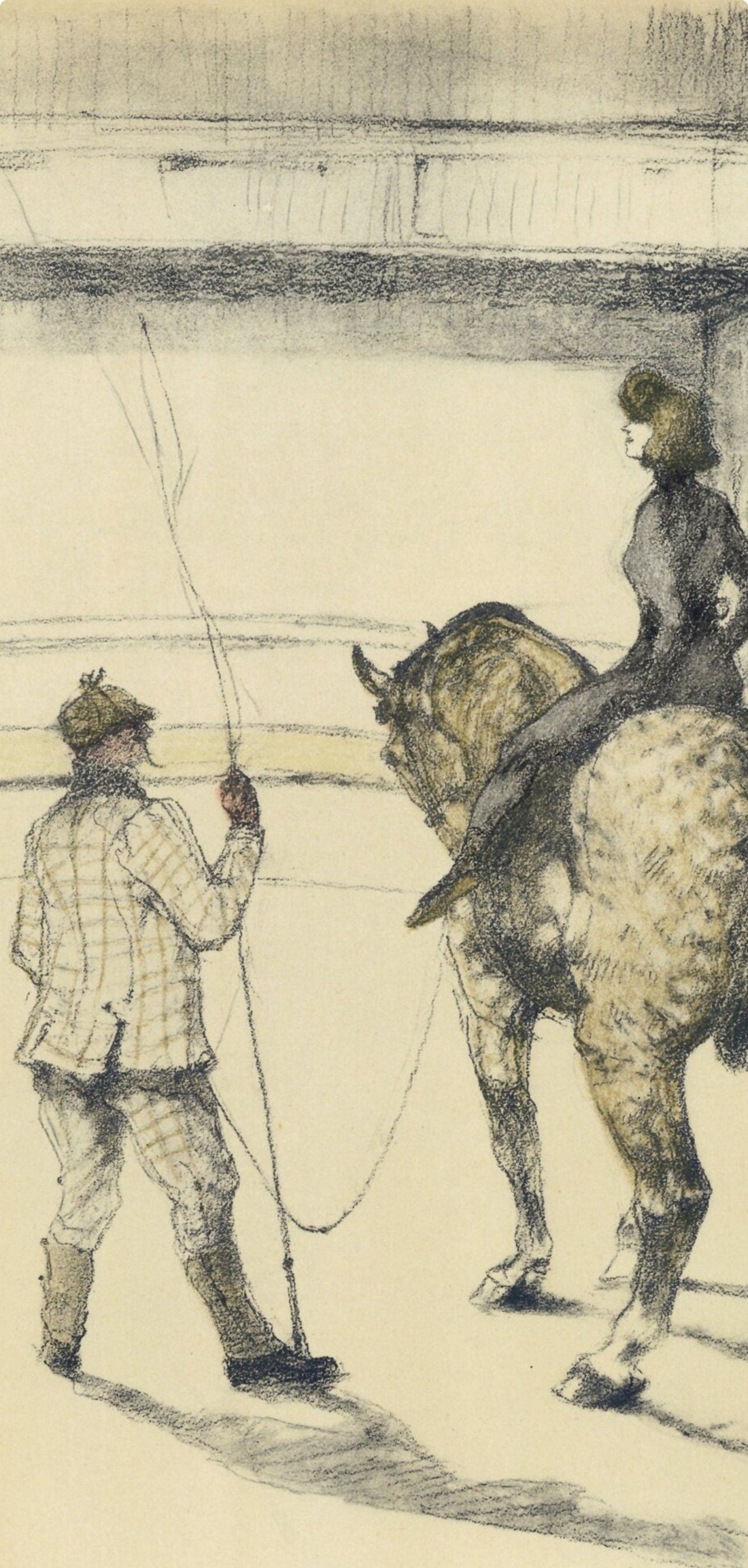 Henri De Toulouse-Lautrec, Ecuyere De Haute Ecole, The Circus By Toulouse-Lautrec, Lithograph