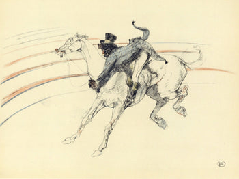 Henri De Toulouse-Lautrec, Chocolat, Scene, The Circus By Toulouse-Lautrec, Lithograph