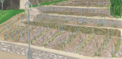 Maurice Brianchon, La Vigne De Paris, Vins, Fleurs Et Flammes, Lithograph