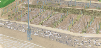 Maurice Brianchon, La Vigne De Paris, Vins, Fleurs Et Flammes, Lithograph