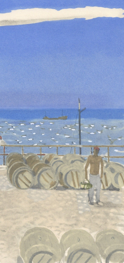 Maurice Brianchon, Voyage Du Vin, Vins, Fleurs Et Flammes, Lithograph