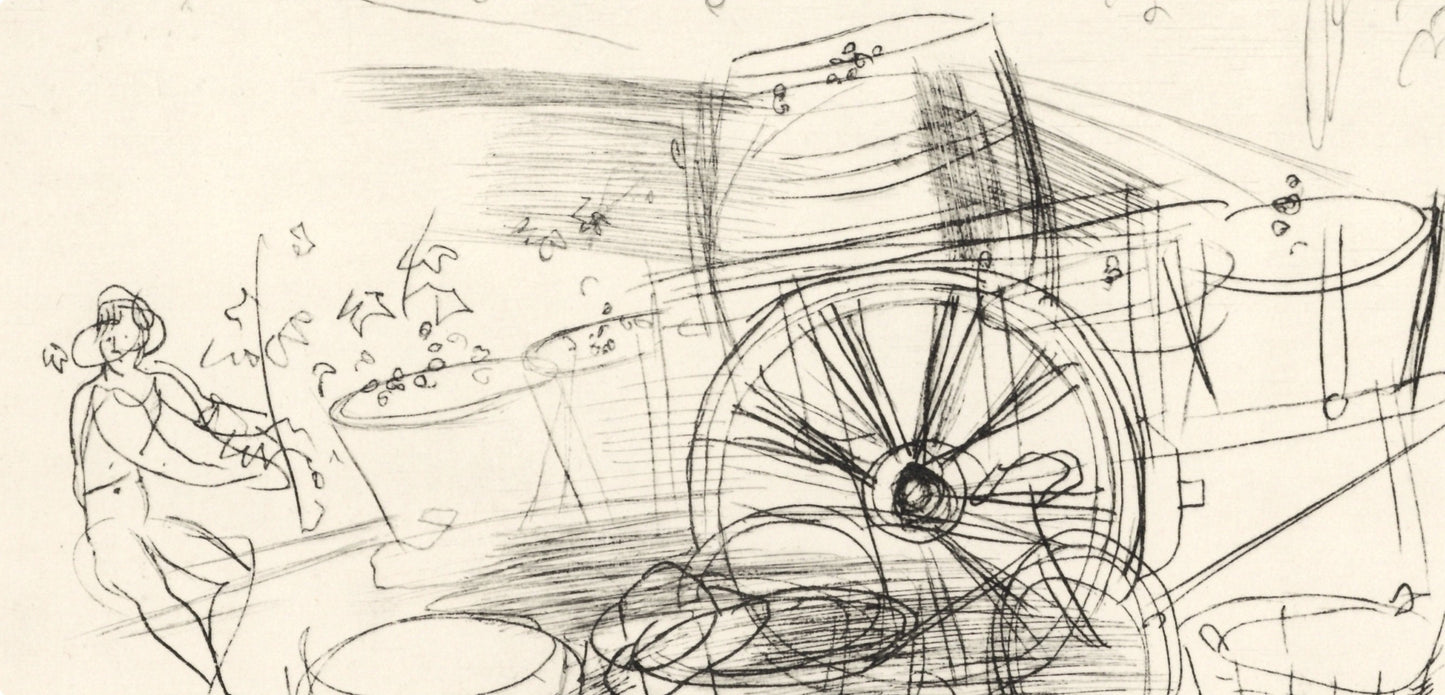 Raoul Dufy, Vendanges, Vins, Fleurs Et Flammes, Lithograph