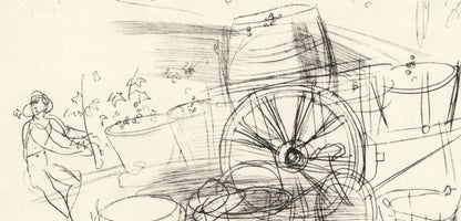 Raoul Dufy, Vendanges, Vins, Fleurs Et Flammes, Lithograph