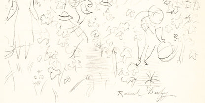 Raoul Dufy, Coteaux En Septembre, Vins, Fleurs Et Flammes, Lithograph