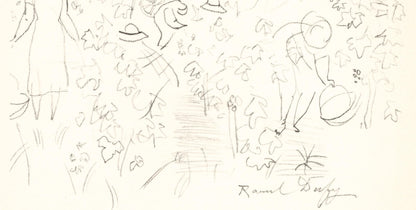 Raoul Dufy, Coteaux En Septembre, Vins, Fleurs Et Flammes, Lithograph