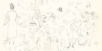 Raoul Dufy, Coteaux En Septembre, Vins, Fleurs Et Flammes, Lithograph