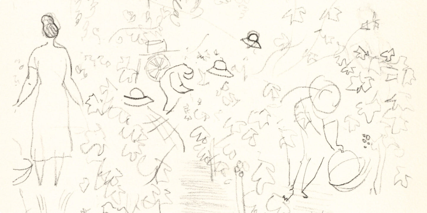 Raoul Dufy, Coteaux En Septembre, Vins, Fleurs Et Flammes, Lithograph