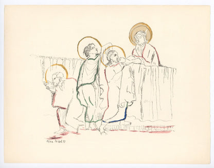 Max Jacob, Le Vin De La Cne, Vins, Fleurs Et Flammes, Lithograph