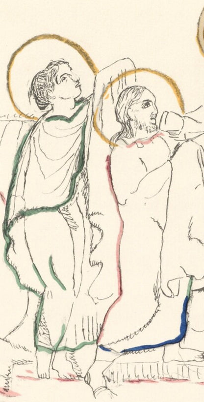 Max Jacob, Le Vin De La Cne, Vins, Fleurs Et Flammes, Lithograph