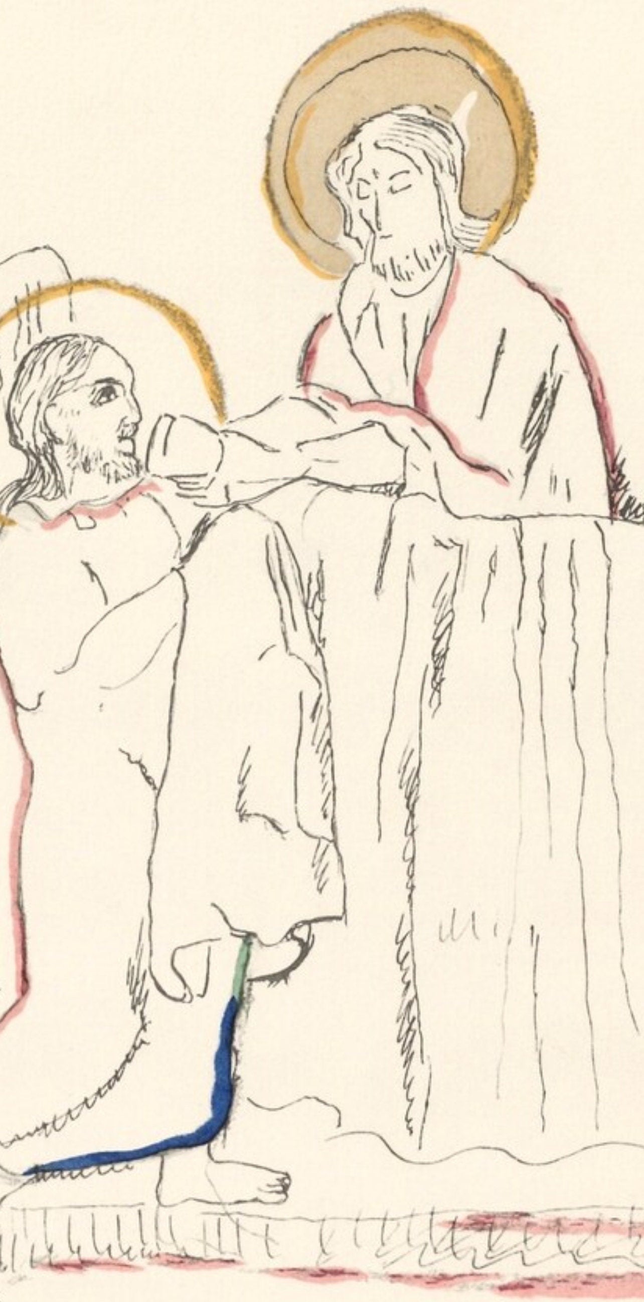 Max Jacob, Le Vin De La Cne, Vins, Fleurs Et Flammes, Lithograph