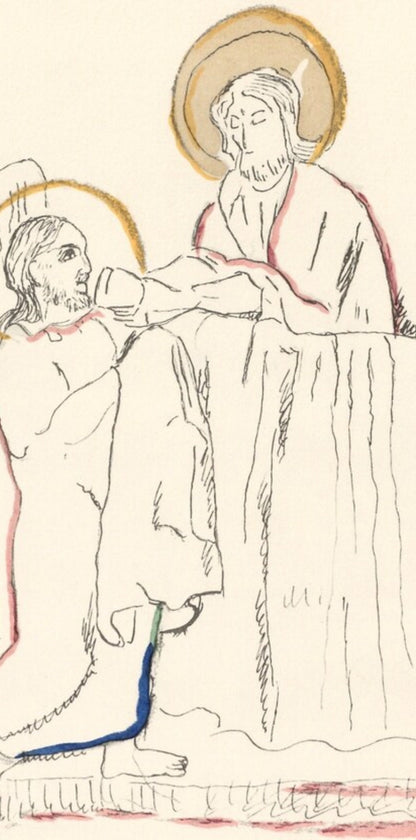 Max Jacob, Le Vin De La Cne, Vins, Fleurs Et Flammes, Lithograph