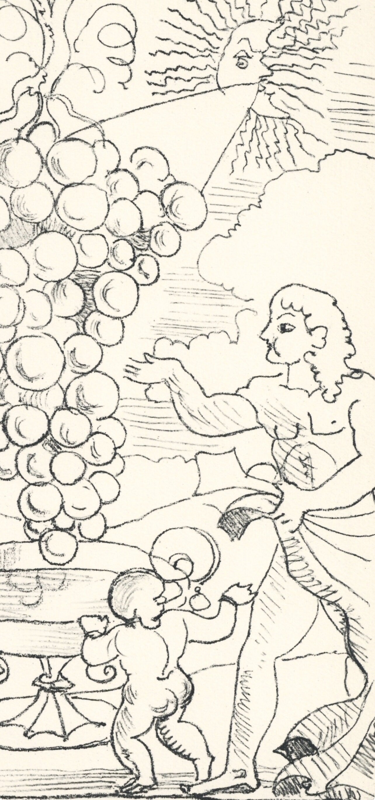 Andr Derain, Age D'Or Et Terre Promise, Vins, Fleurs Et Flammes, Lithograph