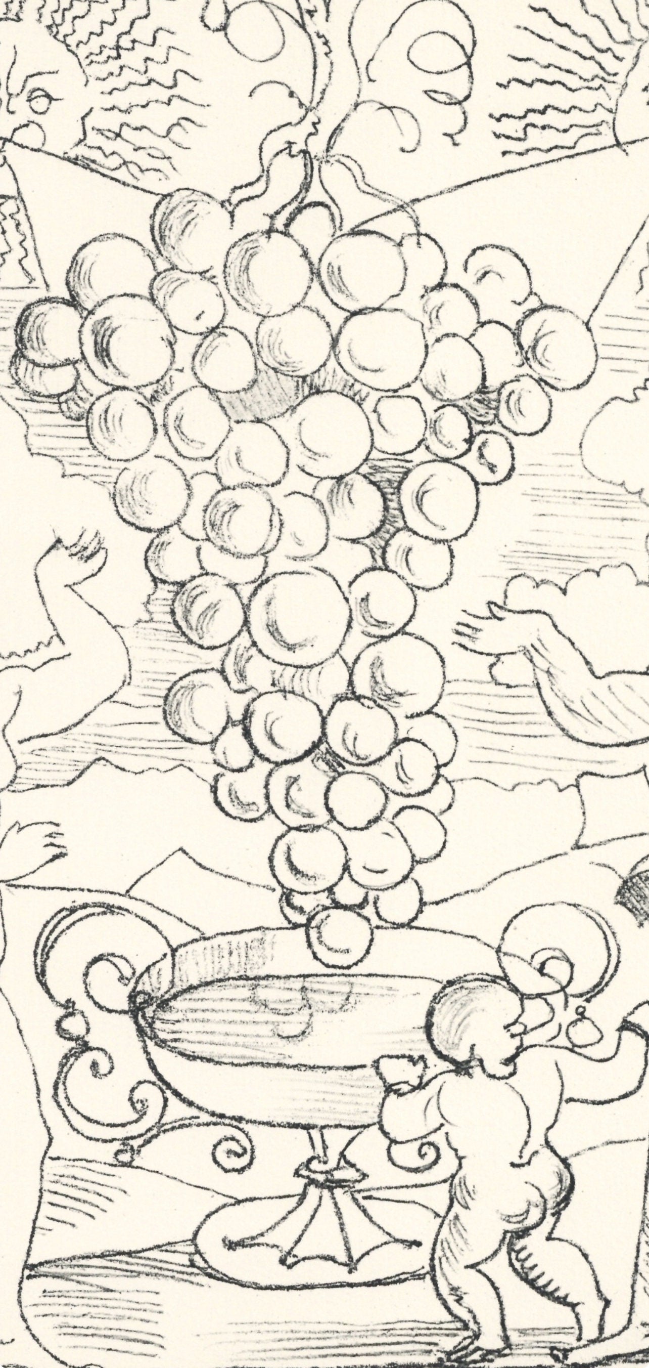 Andr Derain, Age D'Or Et Terre Promise, Vins, Fleurs Et Flammes, Lithograph