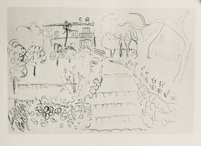 Henri Matisse, Composition (Dutel 3), Dessins De Henri-Matisse, Lithograph