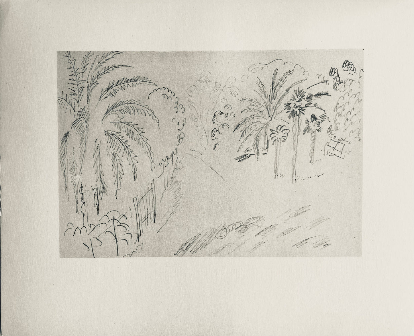 Henri Matisse, Composition (Dutel 3), Dessins De Henri-Matisse, Lithograph