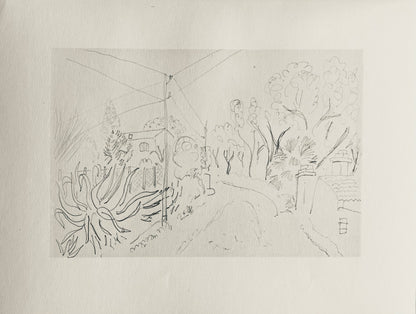 Henri Matisse, Composition (Dutel 3), Dessins De Henri-Matisse, Lithograph