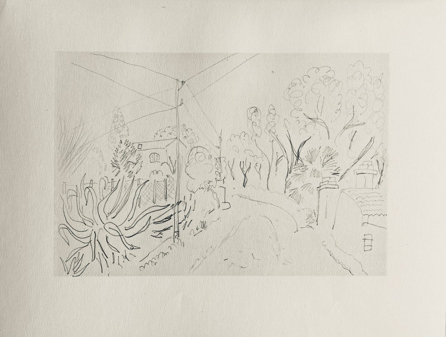 Henri Matisse, Composition (Dutel 3), Dessins De Henri-Matisse, Lithograph