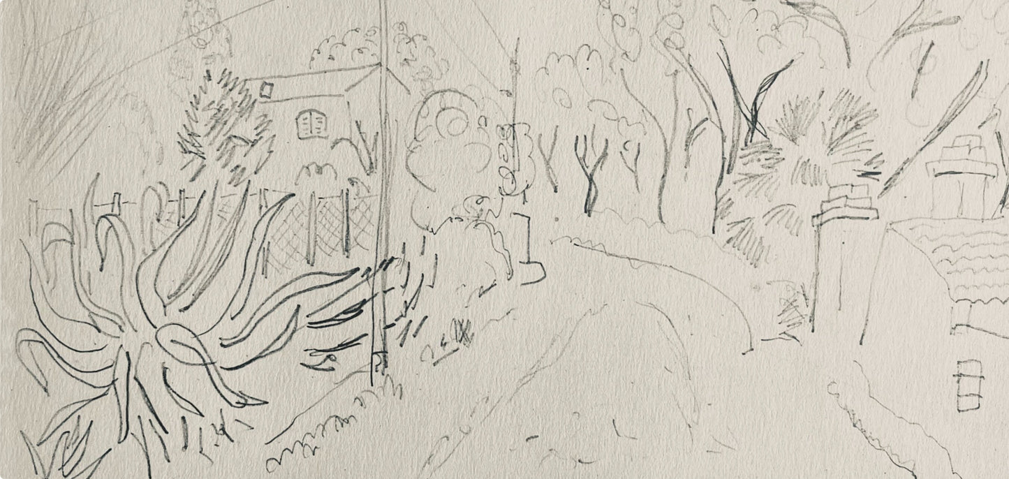 Henri Matisse, Composition (Dutel 3), Dessins De Henri-Matisse, Lithograph