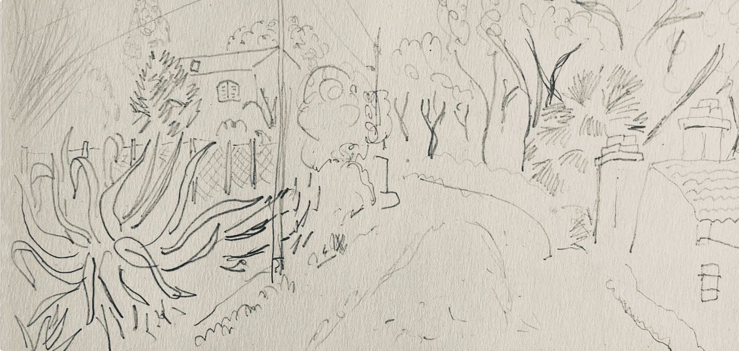 Henri Matisse, Composition (Dutel 3), Dessins De Henri-Matisse, Lithograph