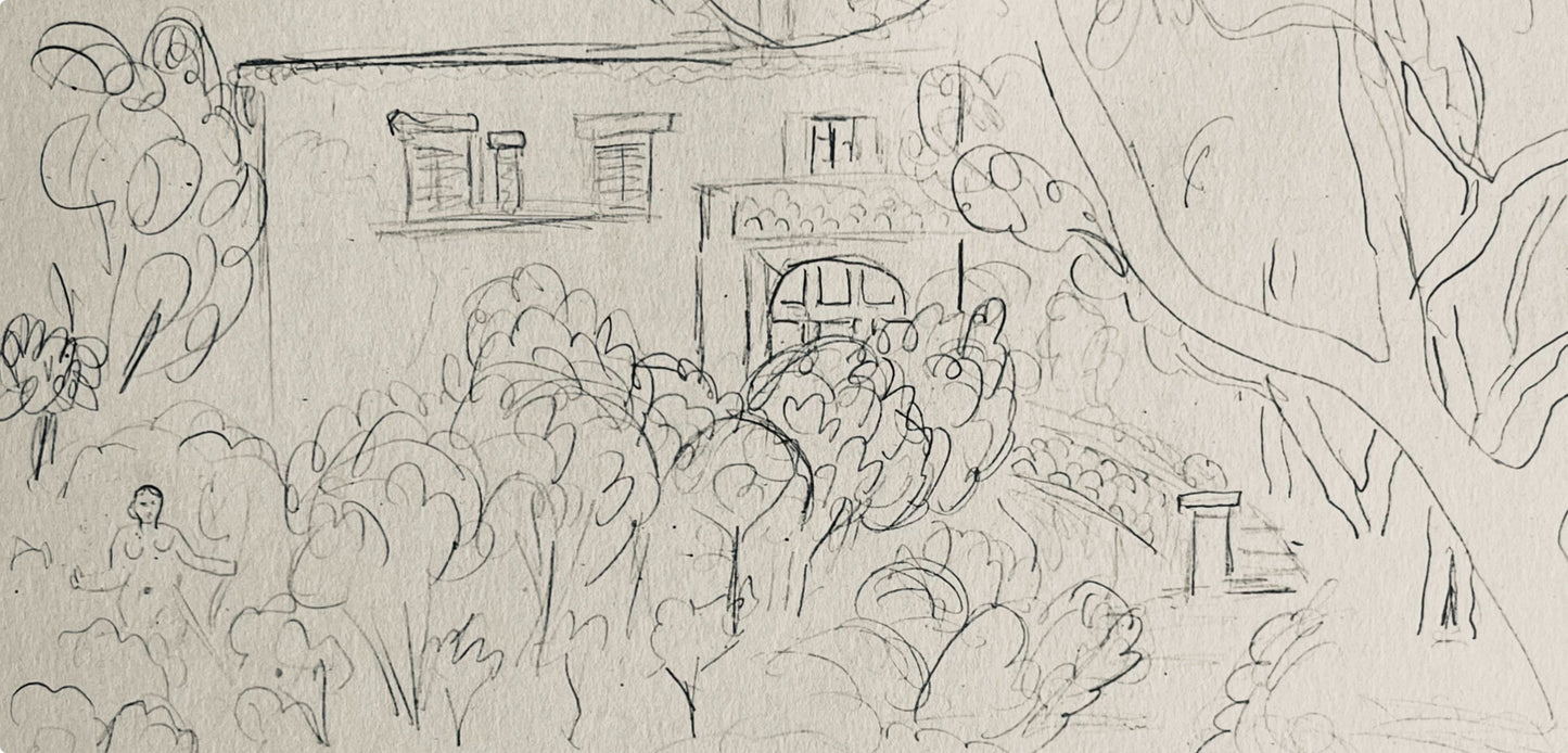 Henri Matisse, Composition (Dutel 3), Dessins De Henri-Matisse, Lithograph