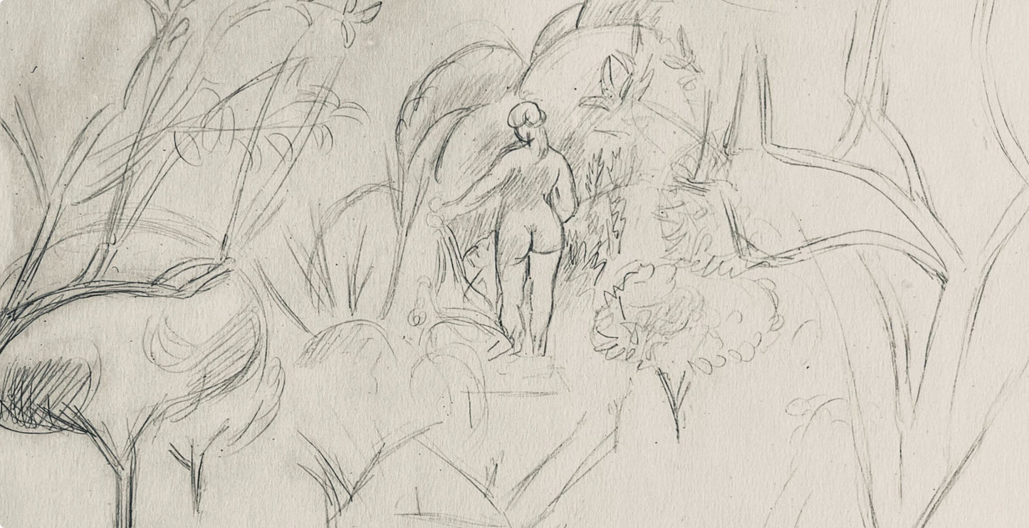 Henri Matisse, Composition (Dutel 3), Dessins De Henri-Matisse, Lithograph