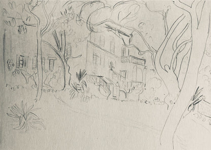 Henri Matisse, Composition (Dutel 3), Dessins De Henri-Matisse, Lithograph