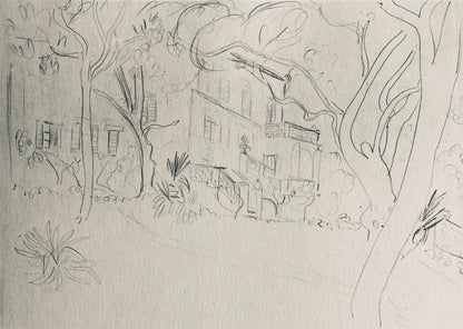 Henri Matisse, Composition (Dutel 3), Dessins De Henri-Matisse, Lithograph