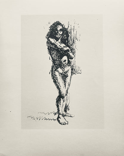 Henri Matisse, Composition (Dutel 3), Dessins De Henri-Matisse, Lithograph