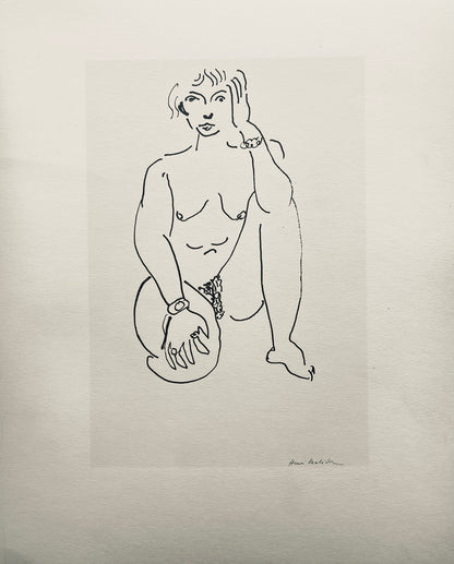 Henri Matisse, Composition (Dutel 3), Dessins De Henri-Matisse, Lithograph