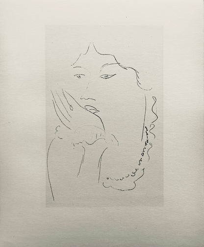 Henri Matisse, Composition (Dutel 3), Dessins De Henri-Matisse, Lithograph