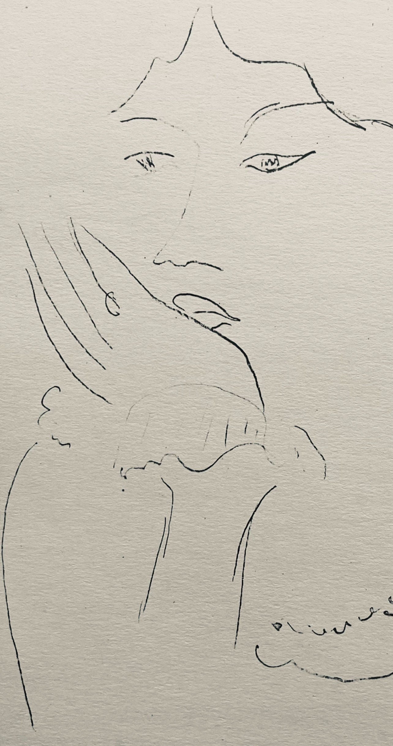 Henri Matisse, Composition (Dutel 3), Dessins De Henri-Matisse, Lithograph