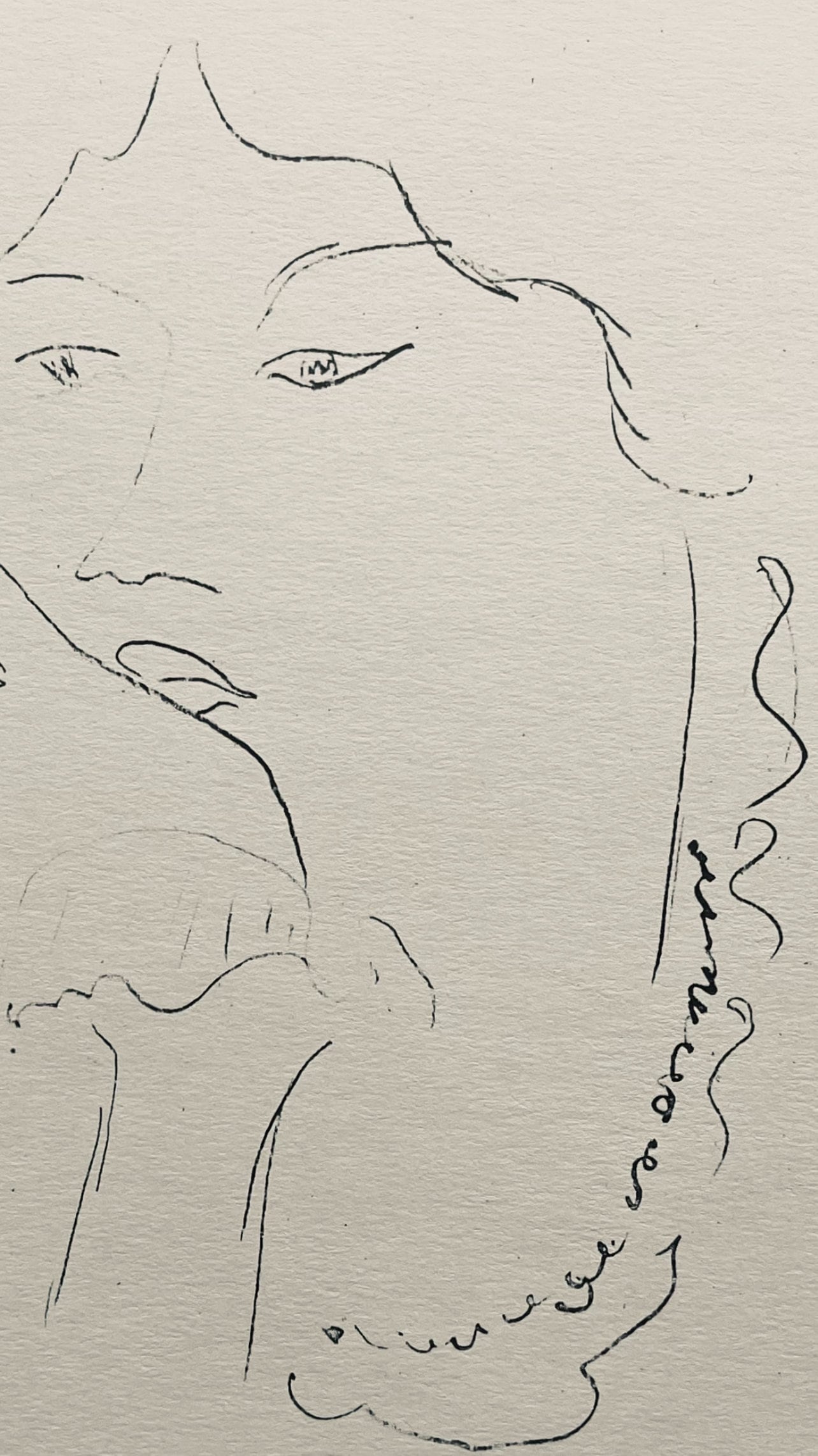 Henri Matisse, Composition (Dutel 3), Dessins De Henri-Matisse, Lithograph