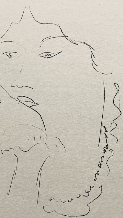 Henri Matisse, Composition (Dutel 3), Dessins De Henri-Matisse, Lithograph